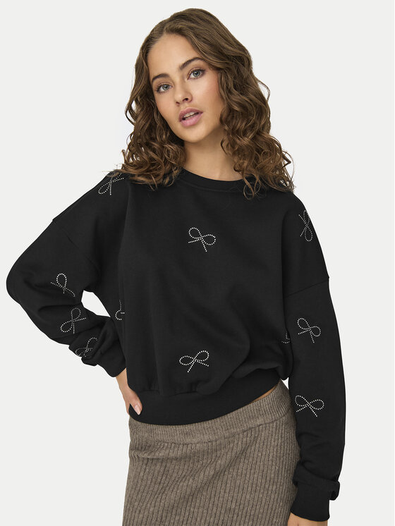 ONLY ONLY Mikina Berit 15333887 Černá Regular Fit