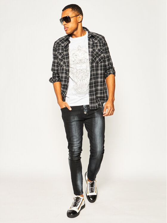 T-shirt Perun Monoch Bianco Regular Fit