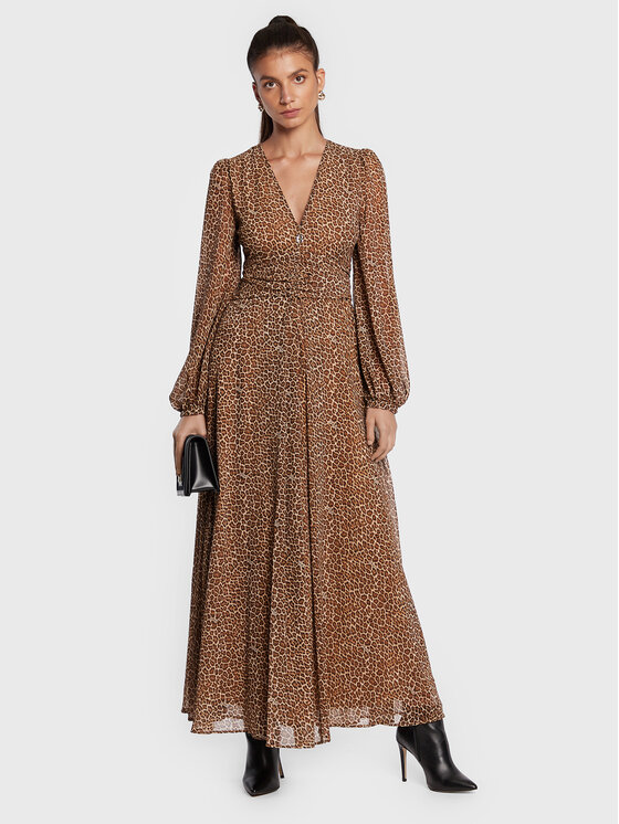 Vestito da giorno RF2179-T3219 Marrone Regular Fit...