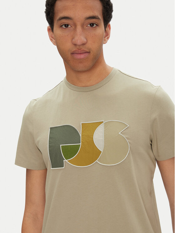 Parajumpers Parajumpers T-Shirt Leland 25SMPMTSGT09 Béžová Regular Fit