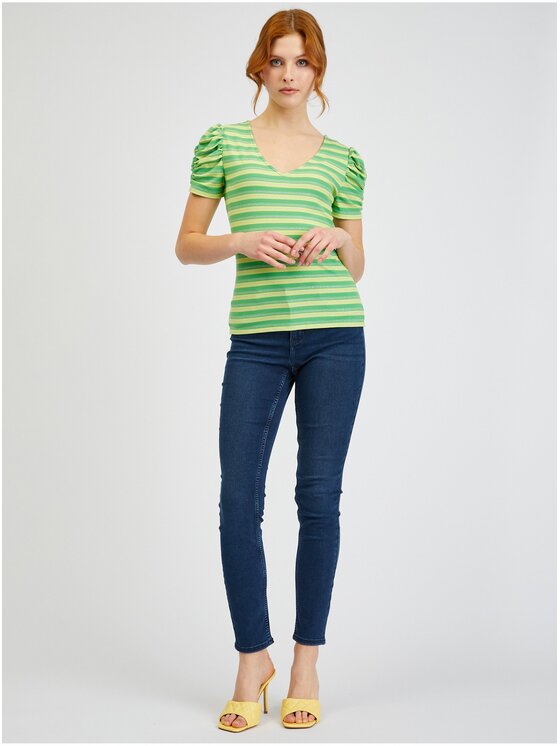 Orsay Orsay Koszula 173012865000__S Zielony Regular Fit