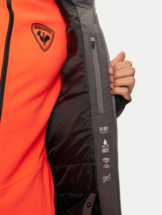 Rossignol Rossignol Kurtka narciarska Hero Velika RLNMJ18 Szary Regular Fit