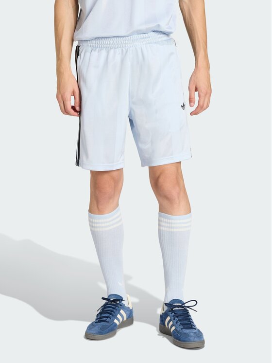 adidas adidas Szorty materiałowe 159302 Błękitny Regular Fit
