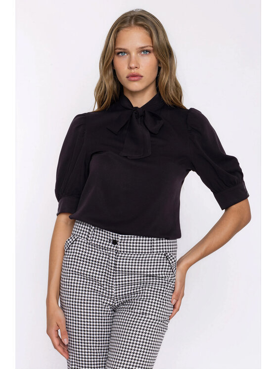 NIFE NIFE Halenka B233 Černá Regular Fit