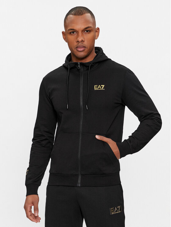 EA7 Emporio Armani EA7 Emporio Armani Mikina 7M000568 AF13512 MC004 Černá Regular Fit