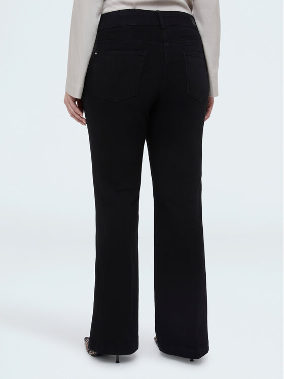 Fiorella Rubino Fiorella Rubino Jeans P464T105158N033 Nero Flare Fit