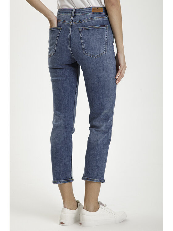 Cross Jeans Cross Jeans Jeansy P 476-042 Niebieski Straight Leg