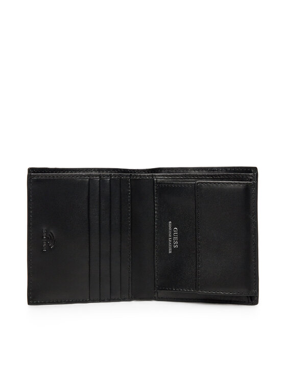 Guess Guess Велике Чоловіче Портмоне SMBAGR LEA22 Чорний