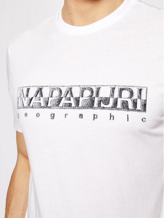 Napapijri Napapijri T-Shirt Sallar Ss NP0A4F9O Λευκό Regular Fit