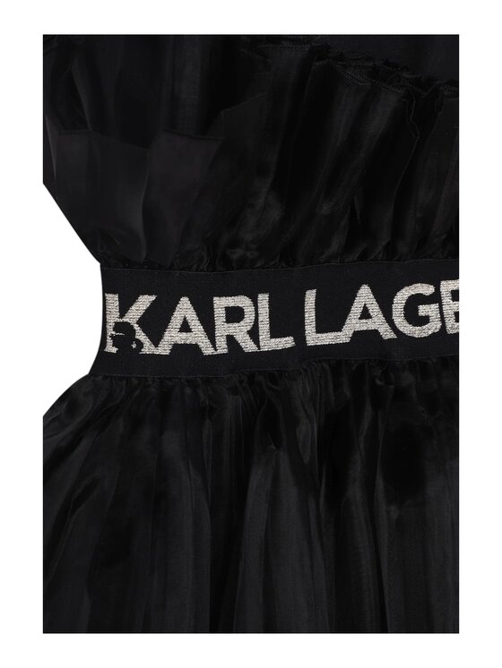 KARL LAGERFELD KARL LAGERFELD Sukienka z30083_09b Czarny Regular Fit