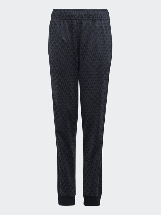 adidas adidas Spodnji del trenirke Monogram Print H62941 Siva Regular Fit