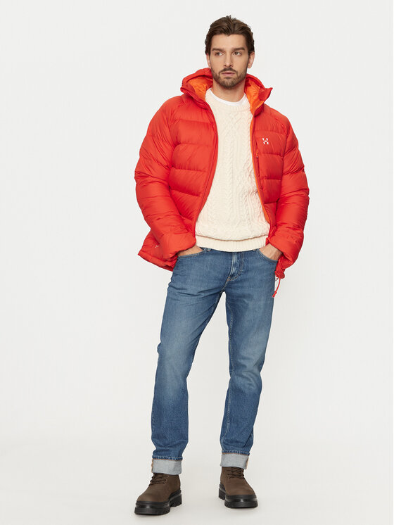 Haglöfs Haglöfs Giubbotto piumino Rosson 607460 Rosso Relaxed Fit