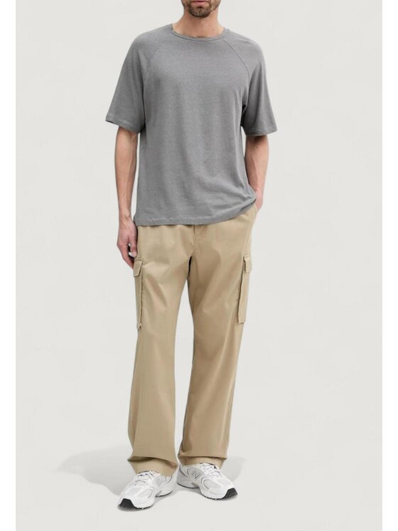 Calvin Klein Jeans Calvin Klein Jeans Παντελόνι chino COTTON PULL ON STRAI Μπεζ To Fit