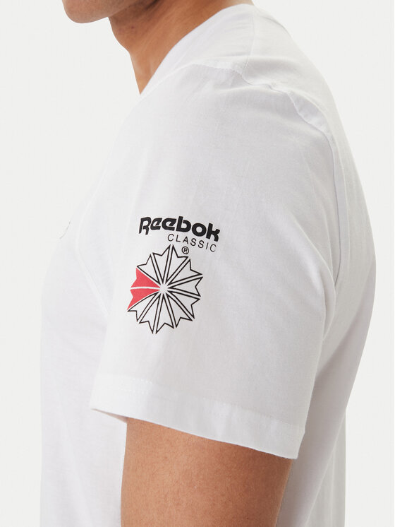 Reebok Reebok T-Shirt Harley RK25569CCM Bílá Regular Fit