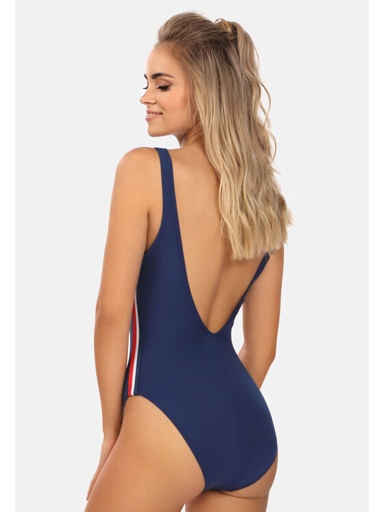 Miss Lou Miss Lou Costume da bagno ML020 Blu scuro