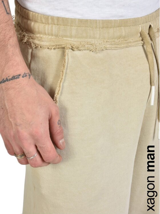Xagon Xagon Pantaloncini P2103 1J 21006 Beige Regular Fit