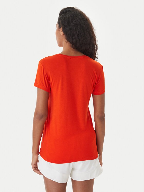 Emporio Armani Emporio Armani T-Shirt EW000408 AF19024 U5029 Korálová Regular Fit