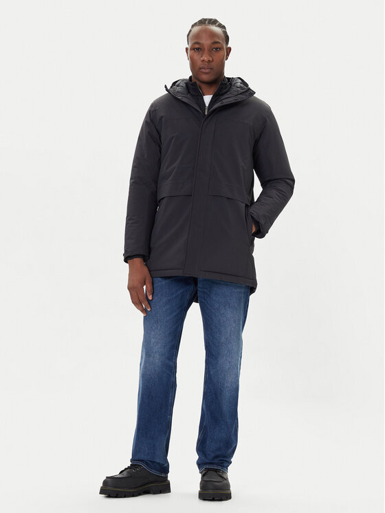 Jack Wolfskin Jack Wolfskin Wintermantel Cold Camp A65022 Schwarz Regular Fit