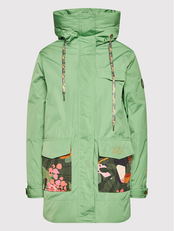 Femi Stories Femi Stories Parka Zino Zelena Regular Fit