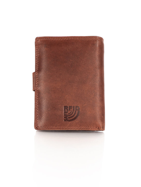 Mustang Mustang Portfel męski DENIMO HIGH WALLET Brązowy