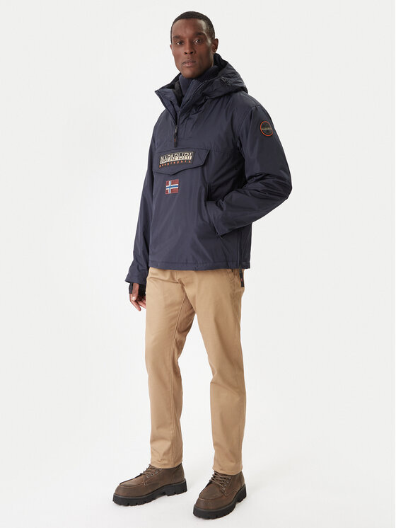 Napapijri Napapijri Анорак Rainforest Next NP0A4IB9 Тъмносин Regular Fit