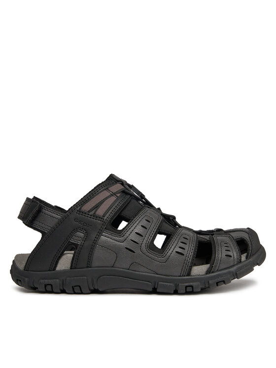 Geox Sandále Uomo Sandal Strada U4524C 000ME C9999 Čierna
