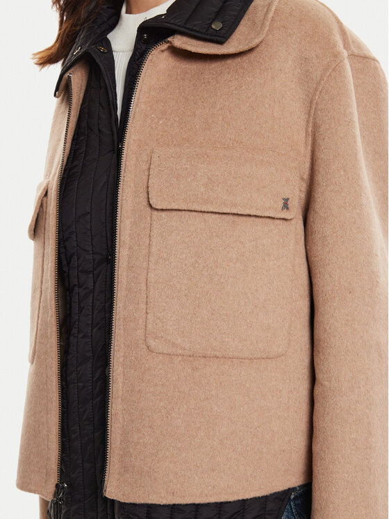 Frieda & Freddies Frieda & Freddies Giacca di transizione 3718B Beige Relaxed Fit
