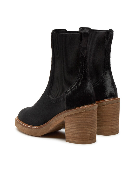 Clarks Clarks Čizme Cassiano Top 26178668 Crna