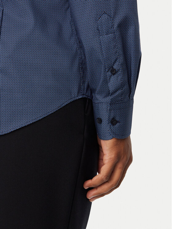 Tommy Hilfiger Tommy Hilfiger Särk MW0MW44711 Tumesinine Slim Fit