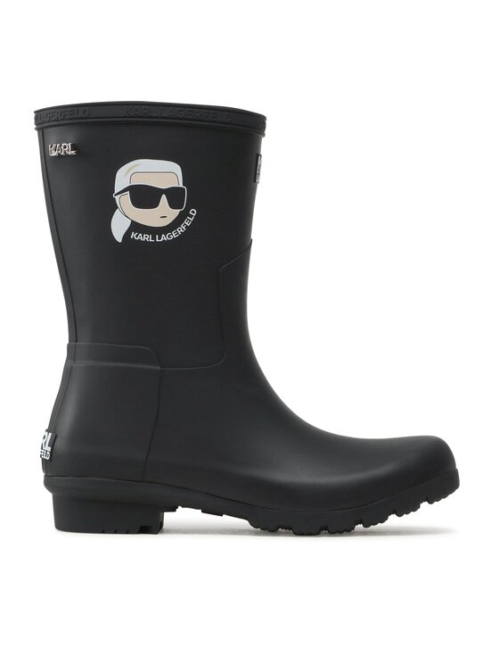 KARL LAGERFELD Gumijas zābaki KL47073N Melns