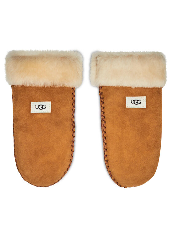 Ugg Bērnu cimdi K Sheepskin Mitten W Stitch 20095 Brūns