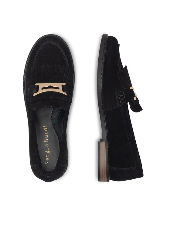 Sergio Bardi Sergio Bardi Loaferke WI32-D1070-01SB Črna