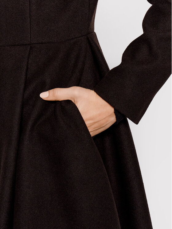 Rinascimento Rinascimento Cappotto di transizione CFC0106884003 Nero Regular Fit