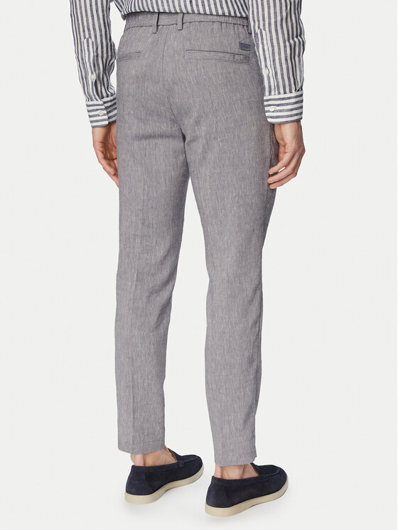 BOSS BOSS Bavlnené nohavice H-Kane1-RDS 50557859 Modrá Modern Fit