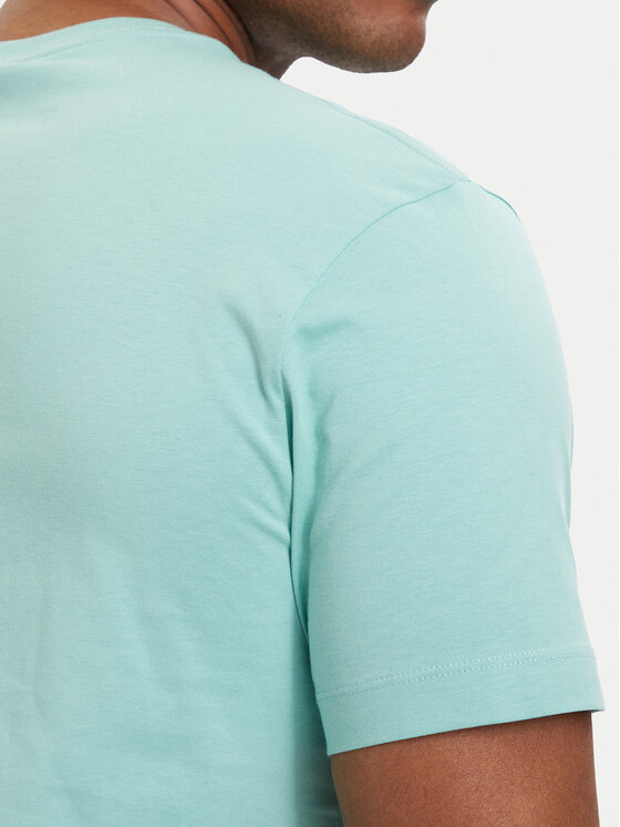 Gant Gant Majica Shield  2003184 Turkizna Regular Fit