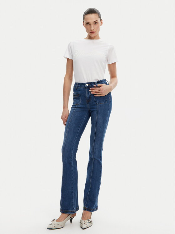 Silvian Heach Silvian Heach Džínsy GPP25275JE Tmavomodrá Regular Fit
