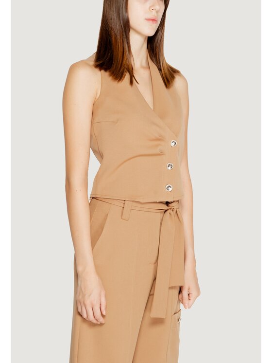 Rinascimento Rinascimento Giacca da donna CFC0119899003 Beige Regular Fit