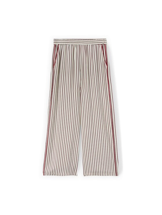 Motivi Motivi Pantaloni di tessuto P016W000857N001 Crema Over Fit