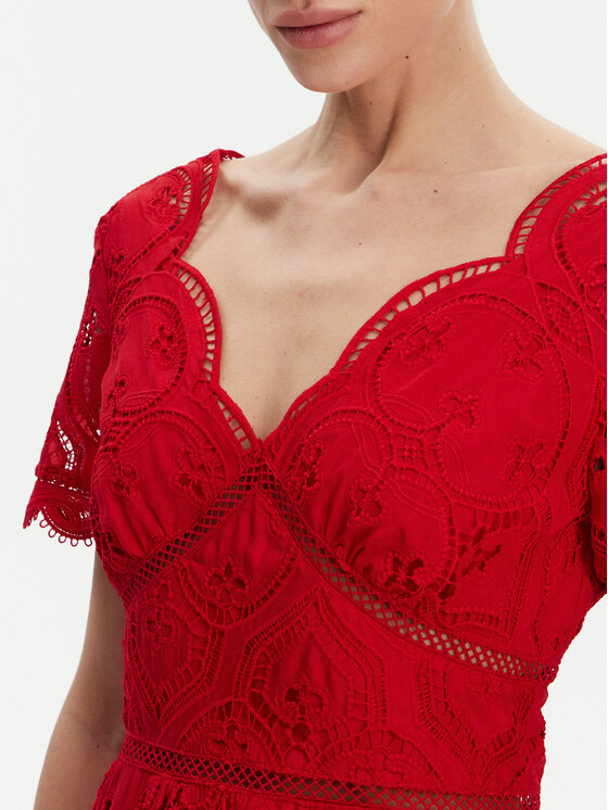 Morgan Morgan Coctailkleid 251-ROMBRE Rot Regular Fit