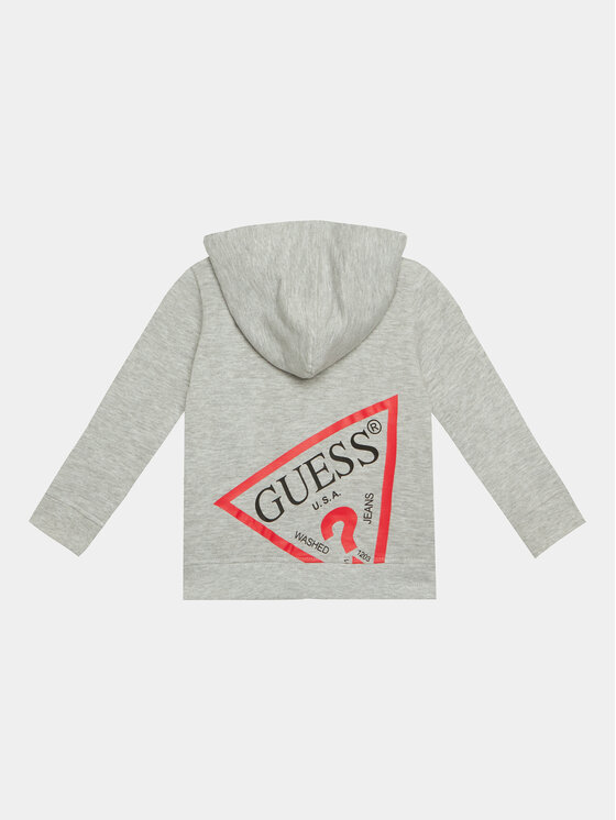 Guess Guess Majica dugih rukava N3YQ07 KAUG0 Siva Regular Fit