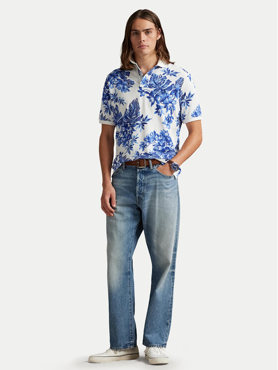 Polo Ralph Lauren Polo Ralph Lauren Polokošeľa 710P04013001 Modrá Custom Slim Fit
