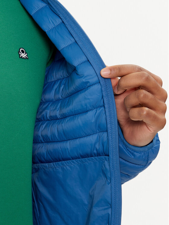 United Colors Of Benetton United Colors Of Benetton Übergangsjacke 2BA2UN028 Blau Regular Fit