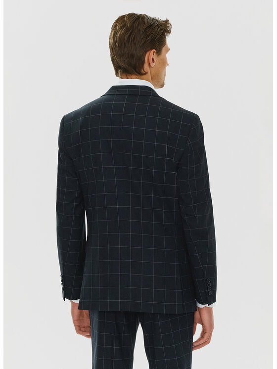Pako Lorente Pako Lorente Marynarka P24SF-3G-001 Granatowy Slim Fit