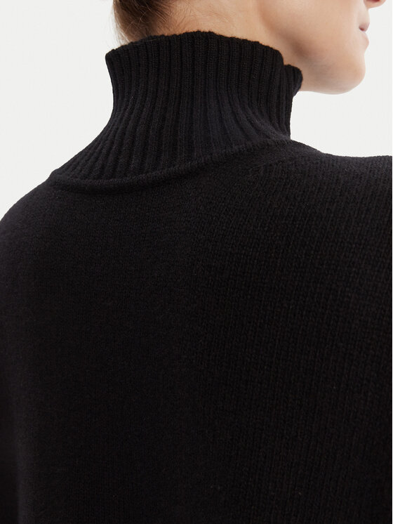 Weekend Max Mara Weekend Max Mara Rollkragenpullover Borgia 2525366112 Schwarz Relaxed Fit