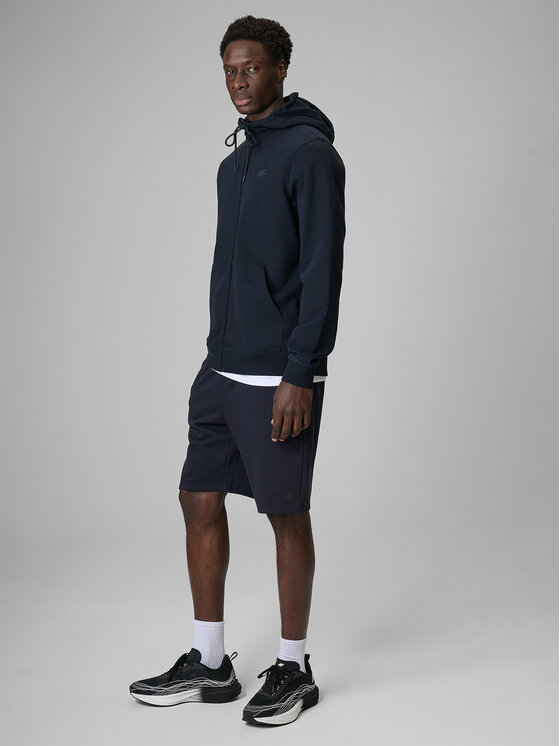 4F 4F Szorty sportowe BASIC+ Granatowy Regular Fit