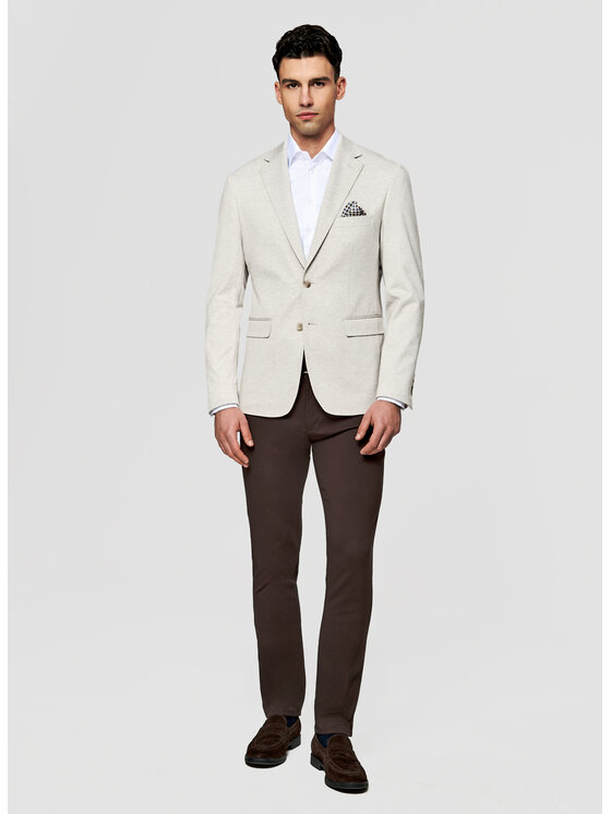Pako Lorente Pako Lorente Marynarka P26SF-3X-016 Beżowy Slim Fit