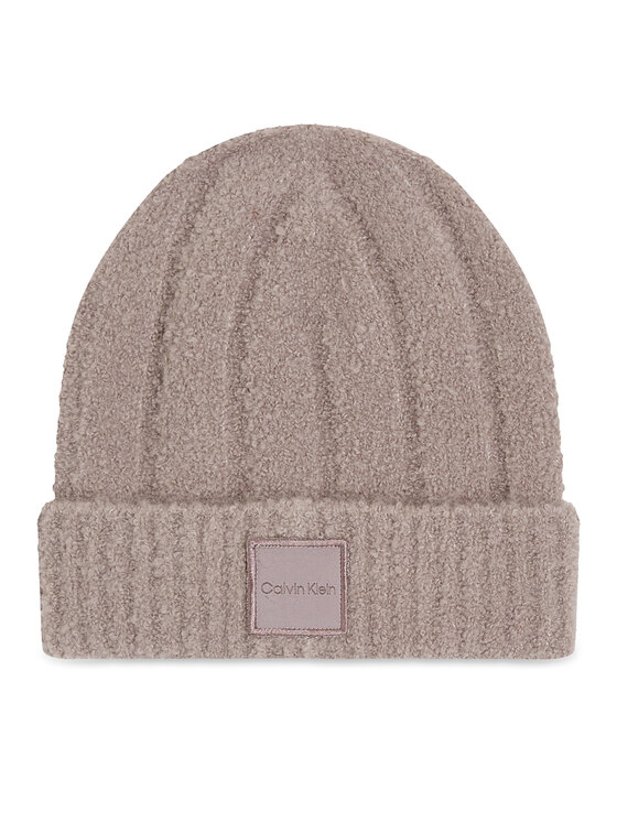 Calvin Klein Čiapka Modern Patch Chunky K60K612596 Béžová