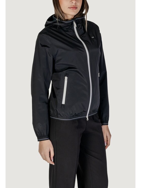 Blauer Blauer Giacca di pelle NAY Nero Slim Fit