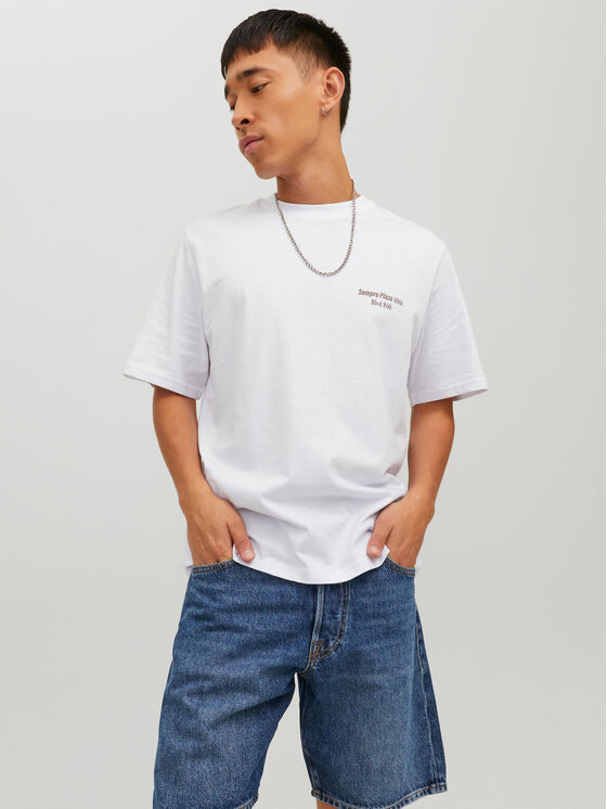 Jack&Jones Majica Grocery 12230754 Bela Oversize