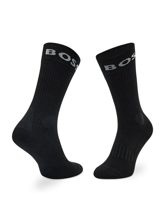 BOSS Boss Set di 2 paia di calzini lunghi da uomo 2P Rs Sport Cc 50469747 Nero